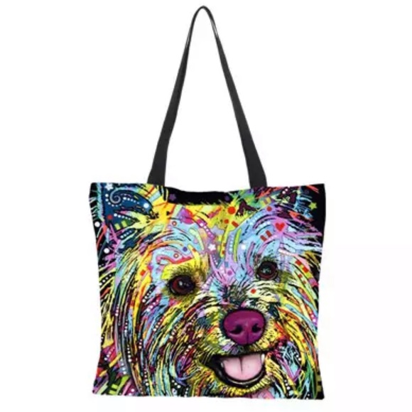 Yorkie Two Tote Bag - Picture 1 of 1